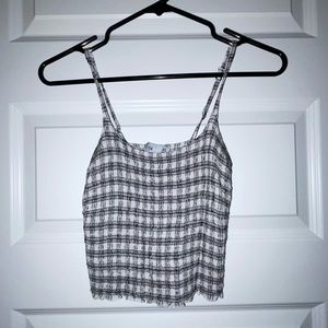 Patterned Crop Top
